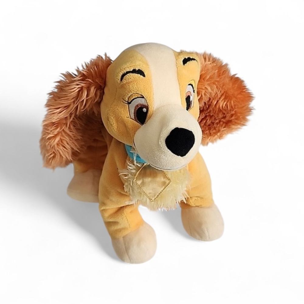 Disney Store Lady and the Tramp Lady Plush Dog 14” Cocker Spaniel